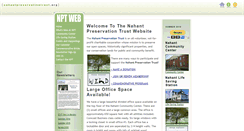 Desktop Screenshot of nahantpreservationtrust.org